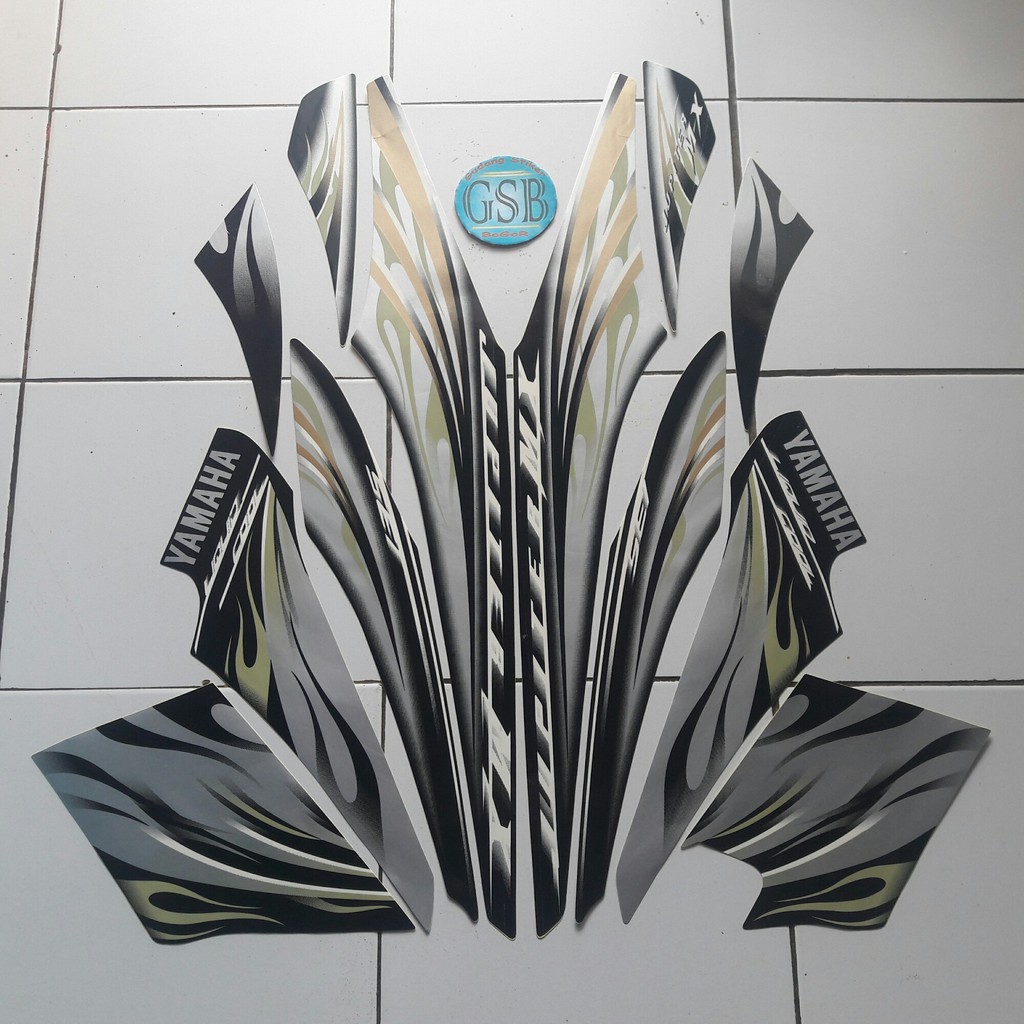 Stiker Motor Striping Motor Yamaha Jupiter Mx 2009 Shopee Indonesia
