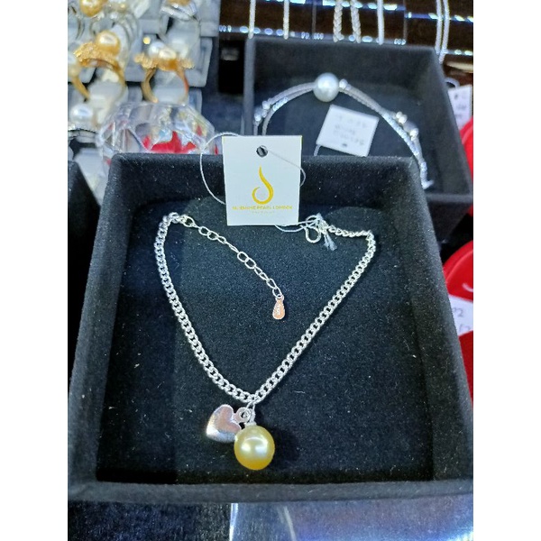 Gelang Perak 925 Mutiara Laut | Gelang silver mutiara laut asli