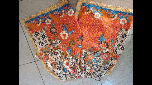 Celana Pendek Wanita Untuk Tidur Motif Batik Ukuran All Size