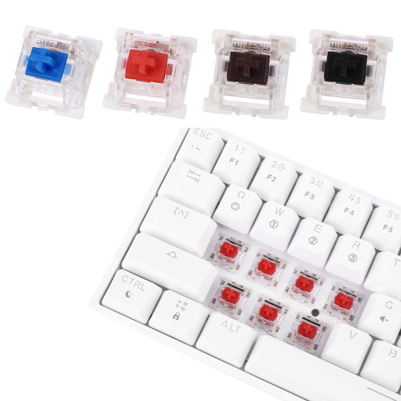 Outemu Keyboard Mekanik 3 Pin Warna Hitam / Merah / Coklat / Biru Untuk Cherry Mx