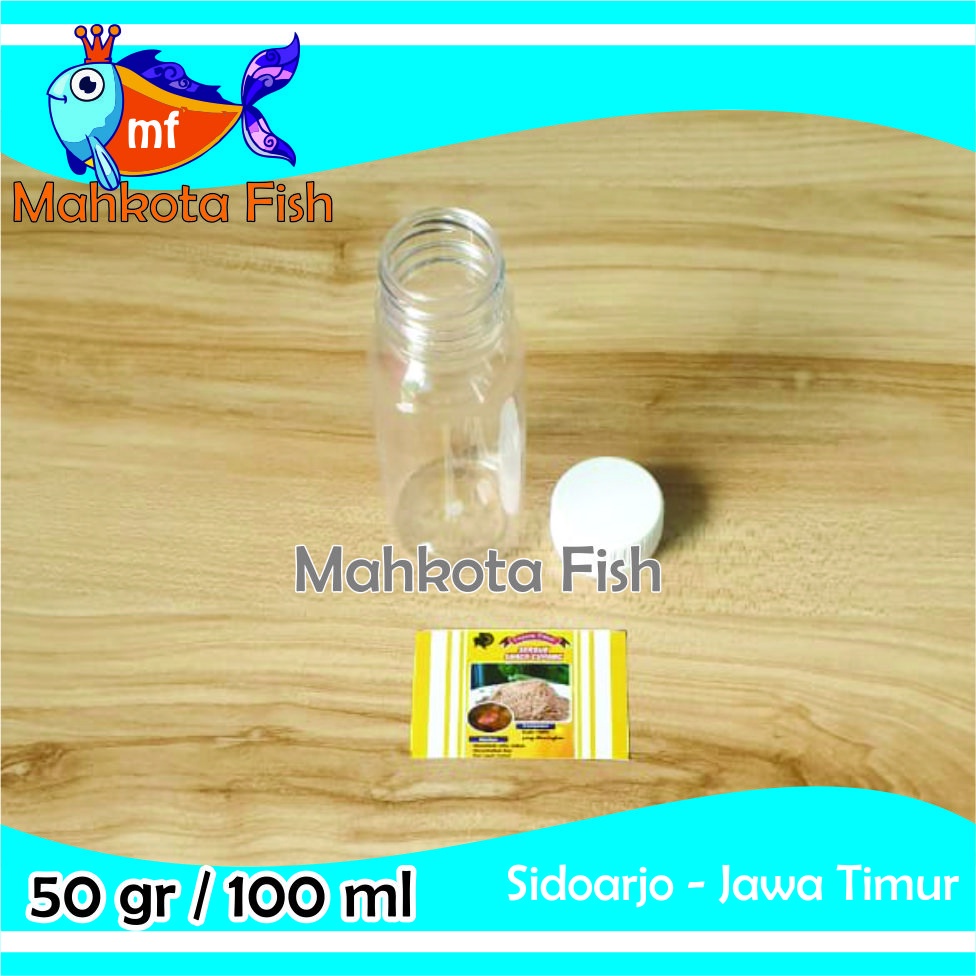 Botol Snack Cupang | Botol Repack 50 gr / 100 ml Snack Cupang | Snack Cupang