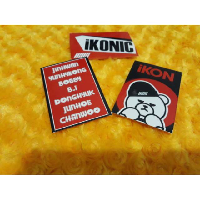 STICKER KPOP IKON SET ISI 3