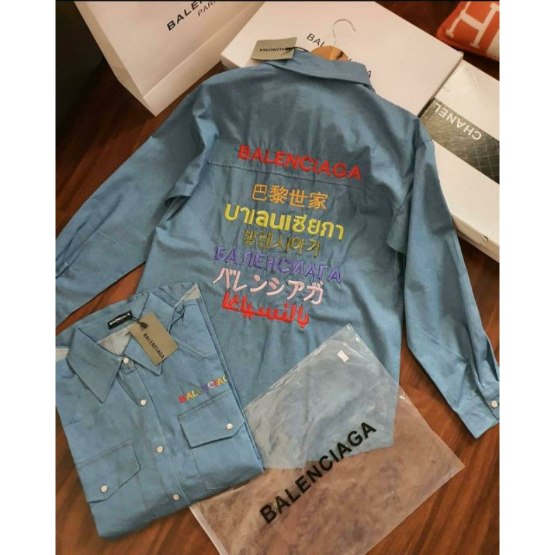 Kemeja  jean Balenciaga Premium
