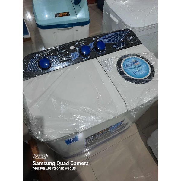 Mesin Cuci 2 Tabung Aqua 8kg QW-851XT