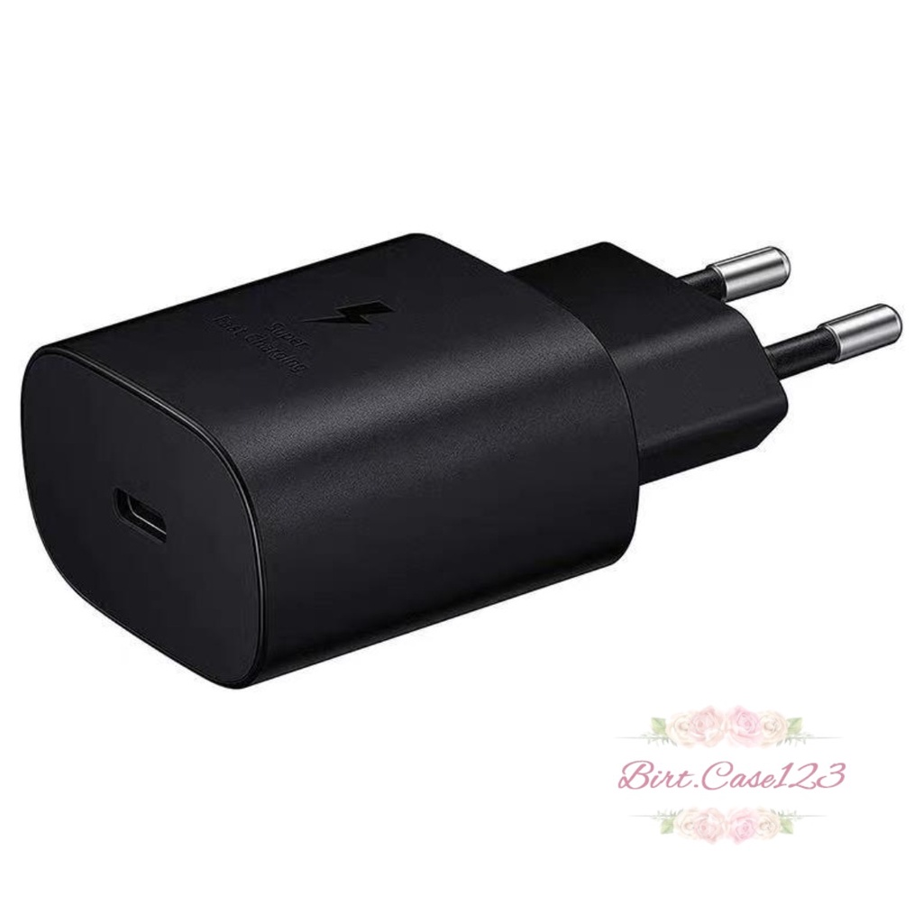 Batok adaptor Charger SAMSUNG 25 WAT NOTE 20 20+ 20 10 10+ ULTRA S21 S21+ S20 S20+ A80 ULTRA SUPER FAST CHARGING bergaransi  1 bulan BC6198