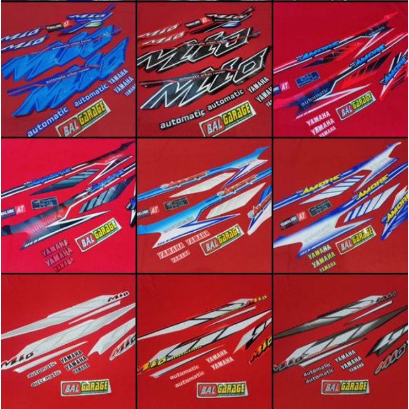 STRIPING MIO TERLENGKAP SPORTY/SMILE/STRIPING MIO THAILAND/STRIPING MIO SMILE SPORTY