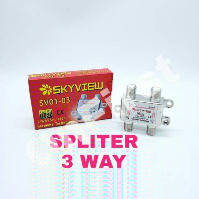 Spliter TV 3 way Skyview