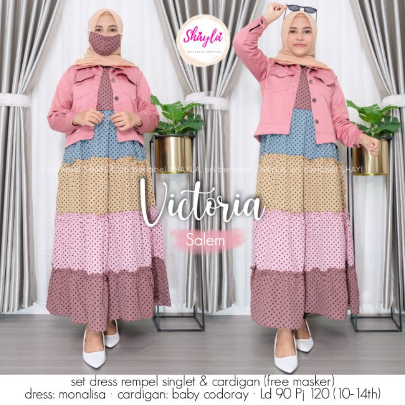 ARETHA GAMIS REMAJA DRESS TEENS BY SHAYLA