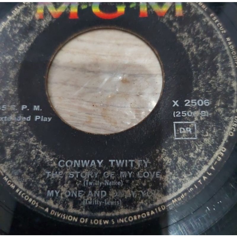 Vinyl PH 7&quot; Conway Twitty The Story of My Love, Don't You Know dll