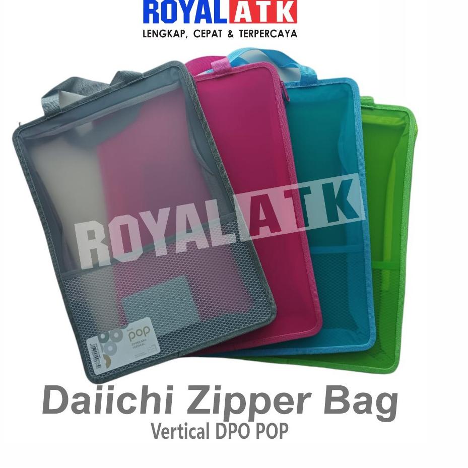 

Promo Surprise Daiichi Zipper Bag Vertical DPO FC POP Map Resleting Vertikal