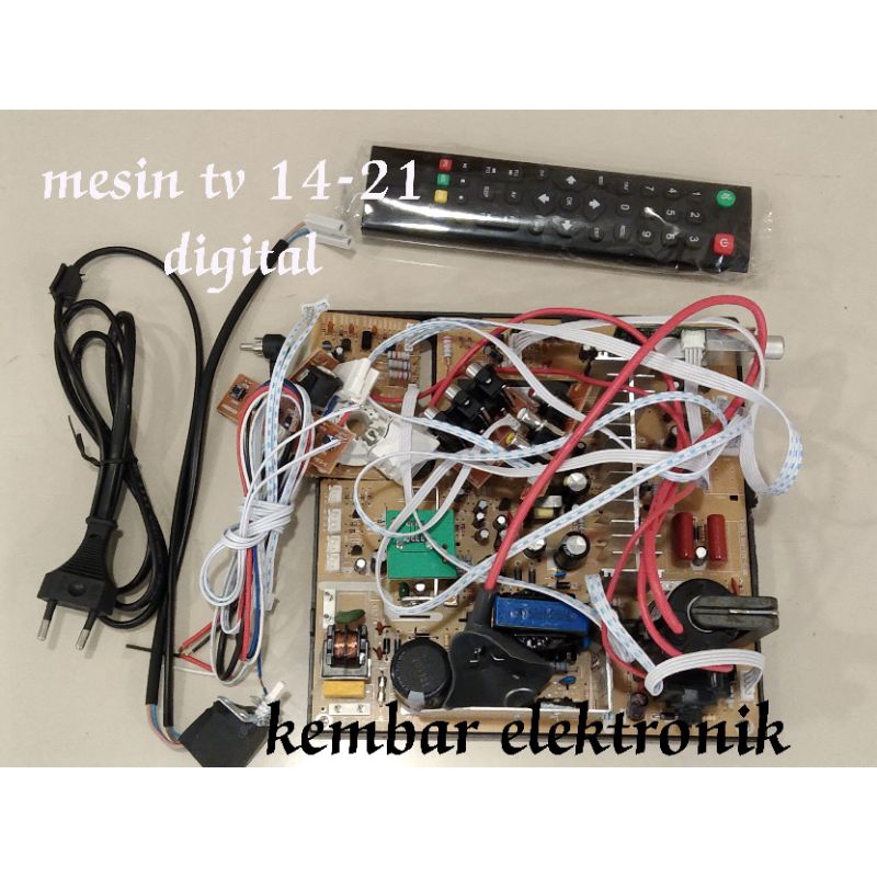 MESIN TV TABUNG 14-21 DENGAN SIARAN DIGITAL