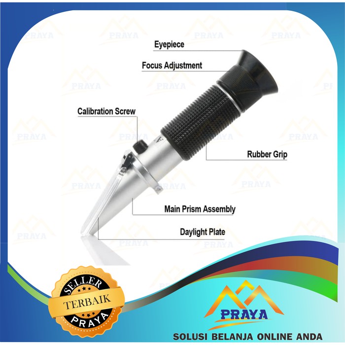 Brix Refractometer alat ukur kadar gula manis 0 - 32% / 0 - 90%