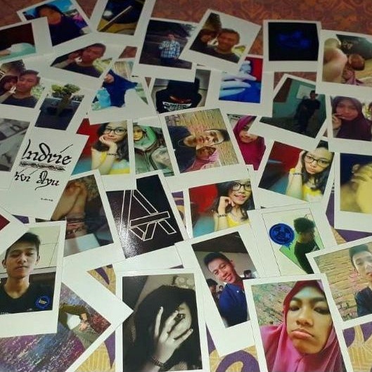 POLAROID UKURAN 7x10 CM ( 1 Paket isi 18pcs )