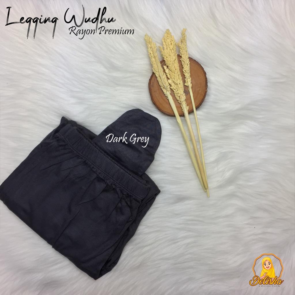 Leggings Wudhu Wanita Standard dan Jumbo Rayon Premium By : Islah / Leging Wudhu Kaos Premium / Legging Wudu Kaos Fashion Muslim Basic Premium