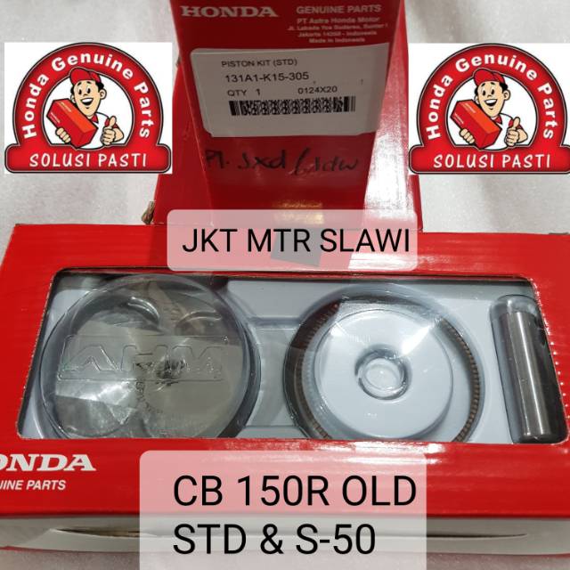 piston kit ring seher cb 150r old cb 150 lama ori honda ahm asli honda