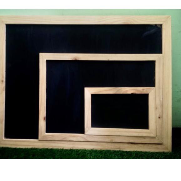 

Terbaru.. Papan tulis kapur chalkboard blackboard menu cafe dengan atau tanpa frame seperti foto