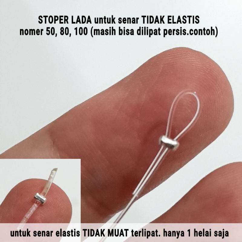 100 butir / 250 butir Stopper Lada 2.0 / Stoper Lada 2,5  Stopper Gencet Untuk Senar BACA DESKRIPSI Sebelum Membeli