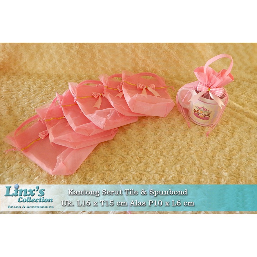 Tas Tile Mug / Tas serut Mug / Tas spunbond tile / Tas Kantong serut