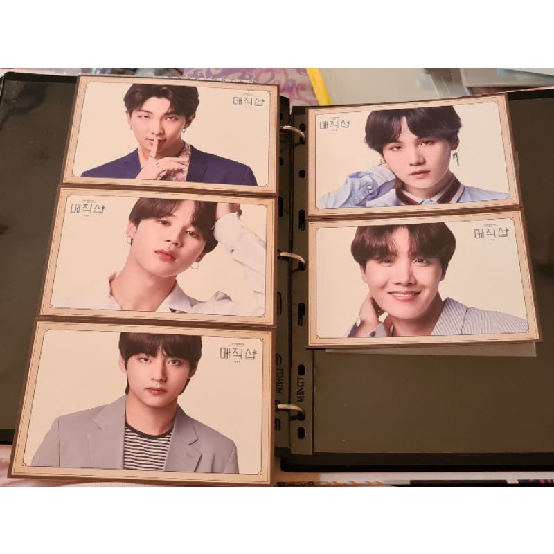 BTS - Postcard LG 5th muster (tanpa Jin, Jungkook, group)