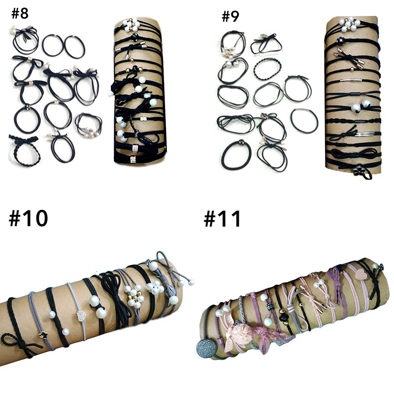 ★ Cayman ★ 1 Set Ikat Rambut Simple Bahan Karet Gaya Wanita Fashion Women Lady Hair Band jew35-4