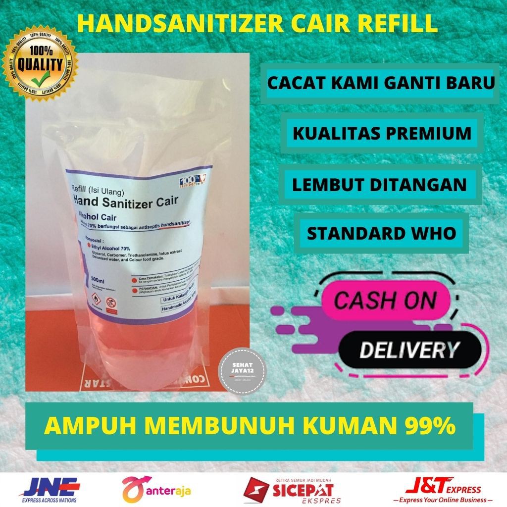 HANDSANITAIZER CAIR 500ML REFILL HANDSANITAZER HANDSANITIZER HANSANITIZER HAND SANITIZER SANITIZER