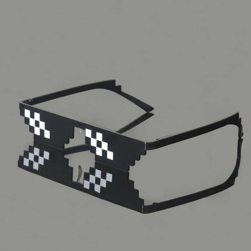 Kacamata Thug Life Double Mosaic Sunglasses Kaca mata Hitam