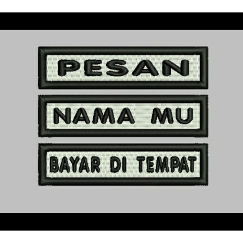

bordil nama sekolah termurah dan rapih