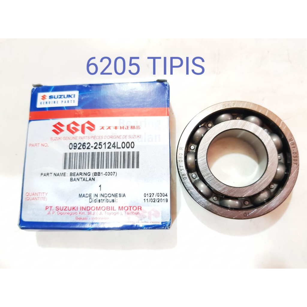 BEARING LAHAR 6205 TIPIS SUZUKI SHOGUN 125 ORIGINAL
