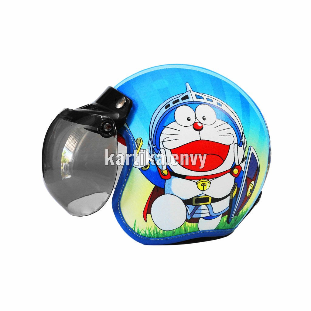 Helm Anak Model Bogo Karakter Doraemon