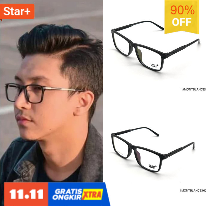 Frame kacamata minus pria Montblanc e160 SALE Merk Baru