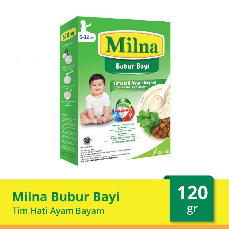 MILNA BUBUR TIM HATI AYAM BAYAM 6+ / BUBUR BAYI