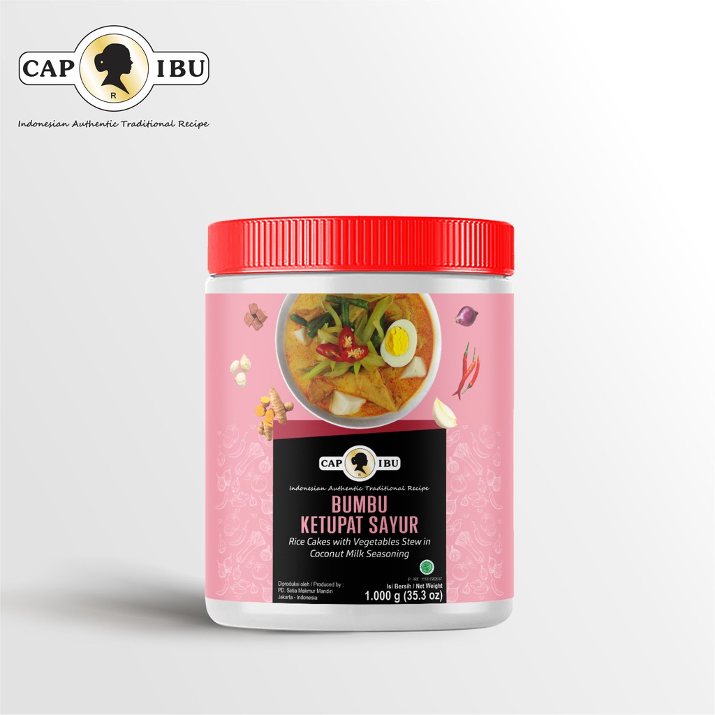 CAP IBU Bumbu Ketupat Sayur Kemasan Pot