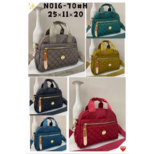 Tas wanita 2 Fungsi Ori Ernes Angeline N-016-70 Free Dustbag