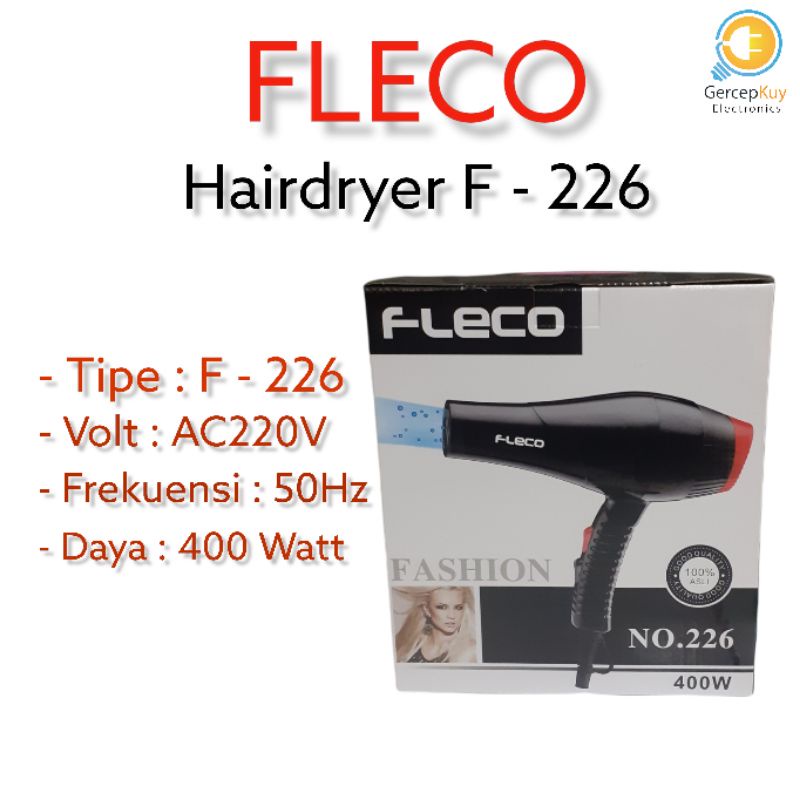 Hair Dryer / Pengering Rambut Fleco F- 226