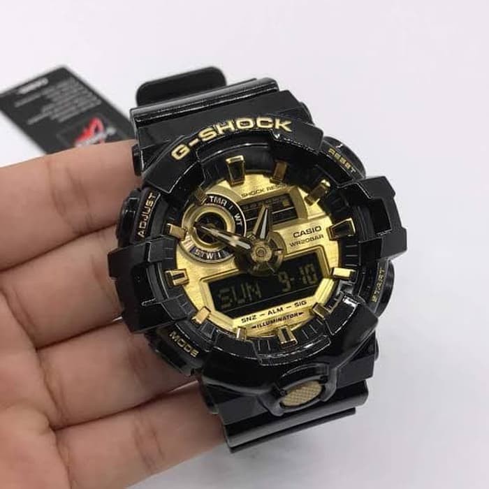 CASIO G SHOCK GA 710GB 1A   GSHOCK GA710GB 1A ORIGINAL   BERGARANSI Murah