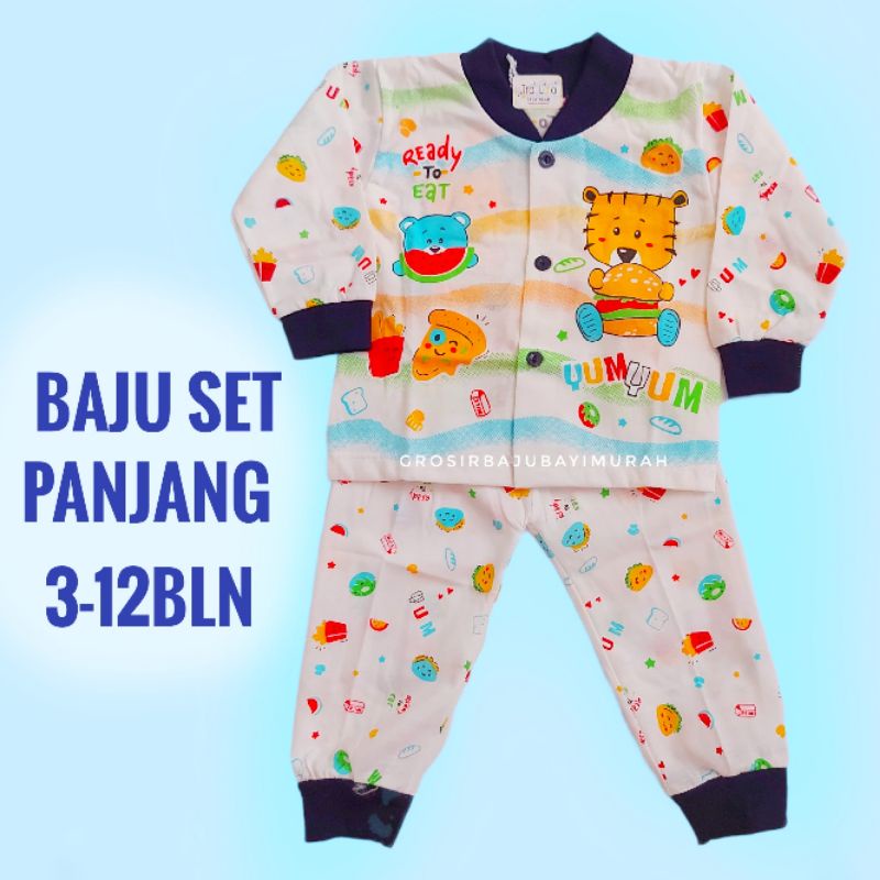 piyama anak 3-12 bulan panjang TRALALA KECIL