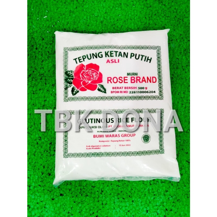

cs777vv Tepung Ketan Putih Rose Brand 500 Gr Da01D100