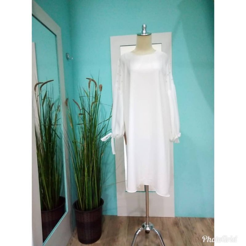 TUNIK LOENKA SIFON POLOS MUTIARA