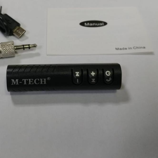 ◘ Bluetooth Wireless Audio Music Receiver Aux 3.5mm M-Tech LV-B09 ♞