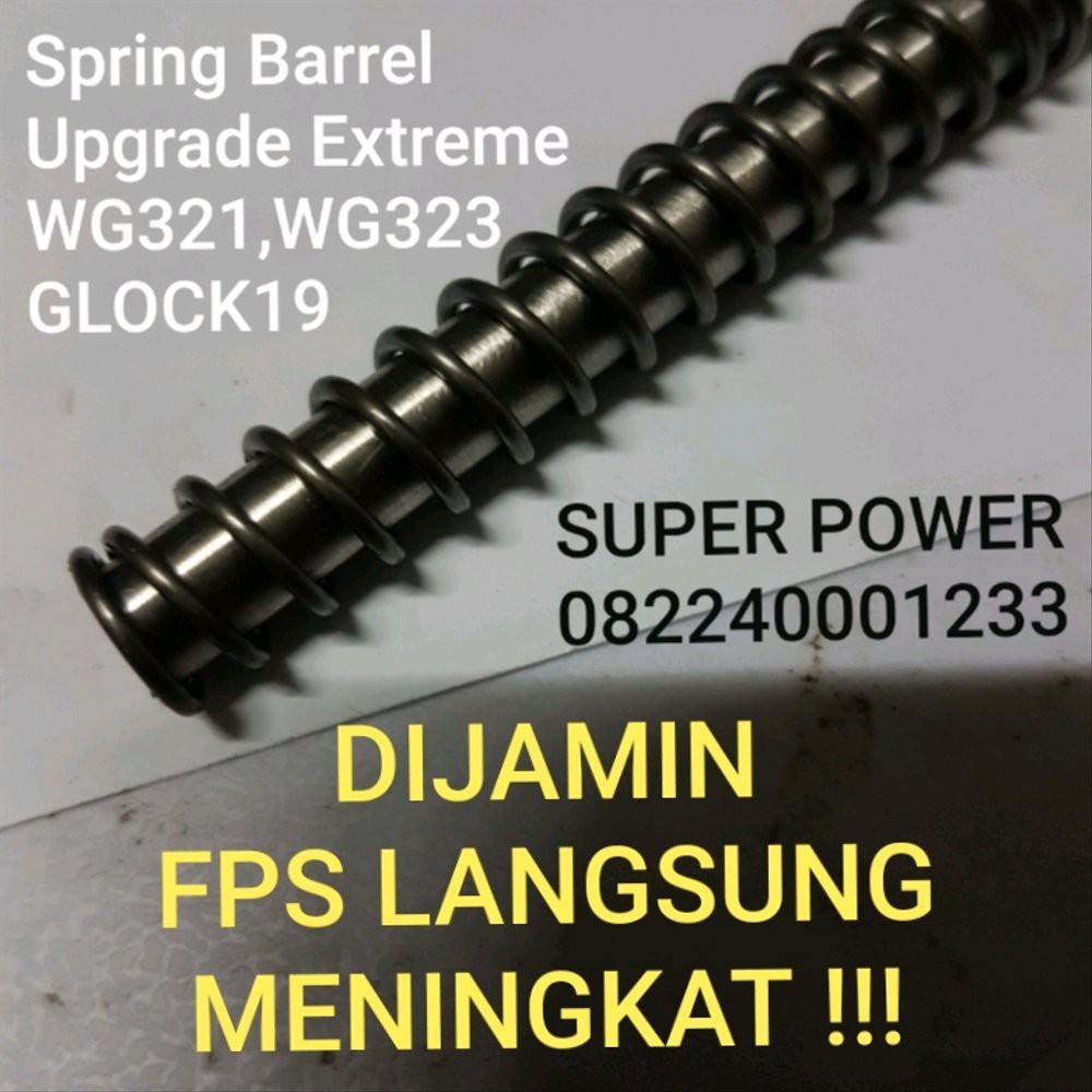 DIJAMIN FPS MENINGKAT Per Spring Baja Carbon setara MISUMI untuk Upgrade extreme Maksimal WG321