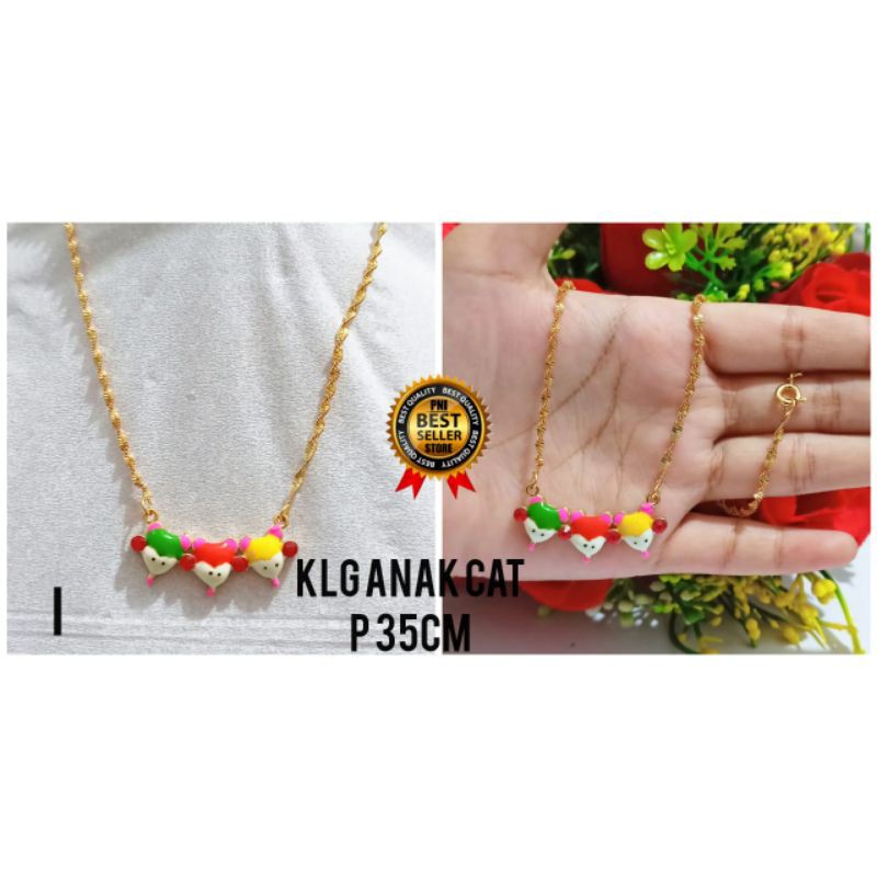 Kalung anak anak kepala HK motif pilihan terbaru