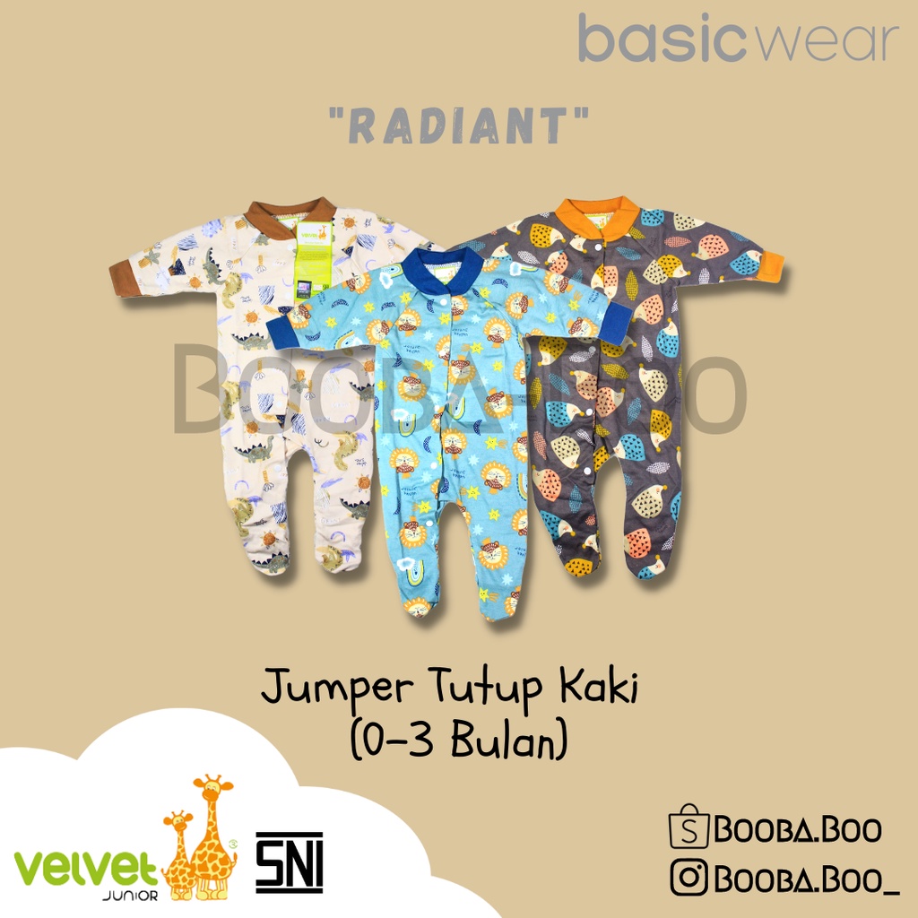 Jumper Tutup Kaki Velvet Junior