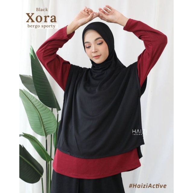 Xora Bergo Sporty by Haizi Bergo Dry Fit Bergo Olahraga Syar'i