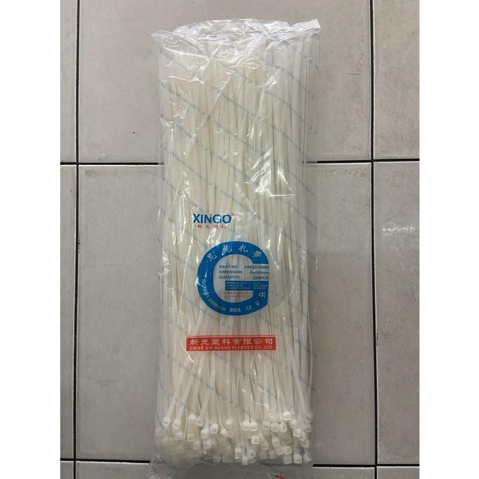 

Holder | Kabel Tis 50Cm Tebal 5.2Mm Isi 250Pcs/Bks Kabel Ties Cable Tie Insulok