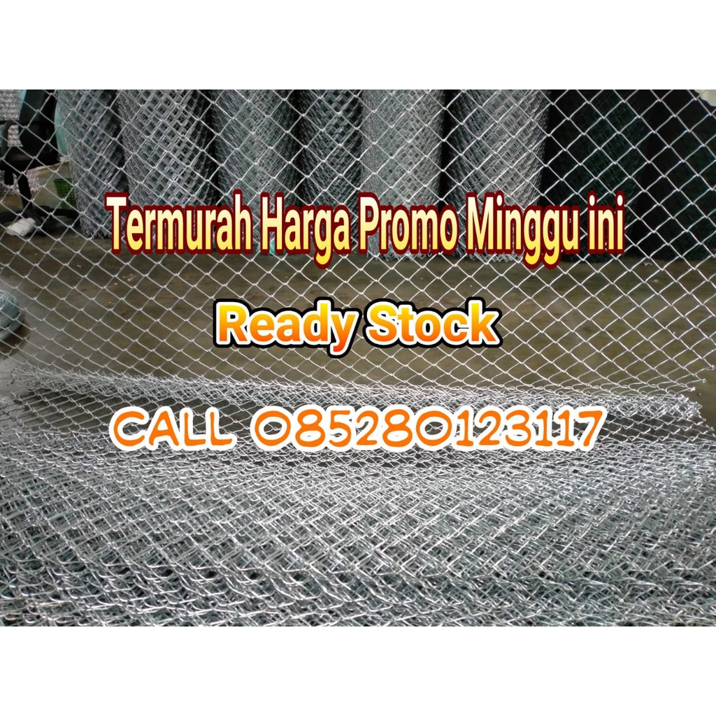 PROMO Kawat Harmonika Galvanis 1,6 mm Tinggi 1 m