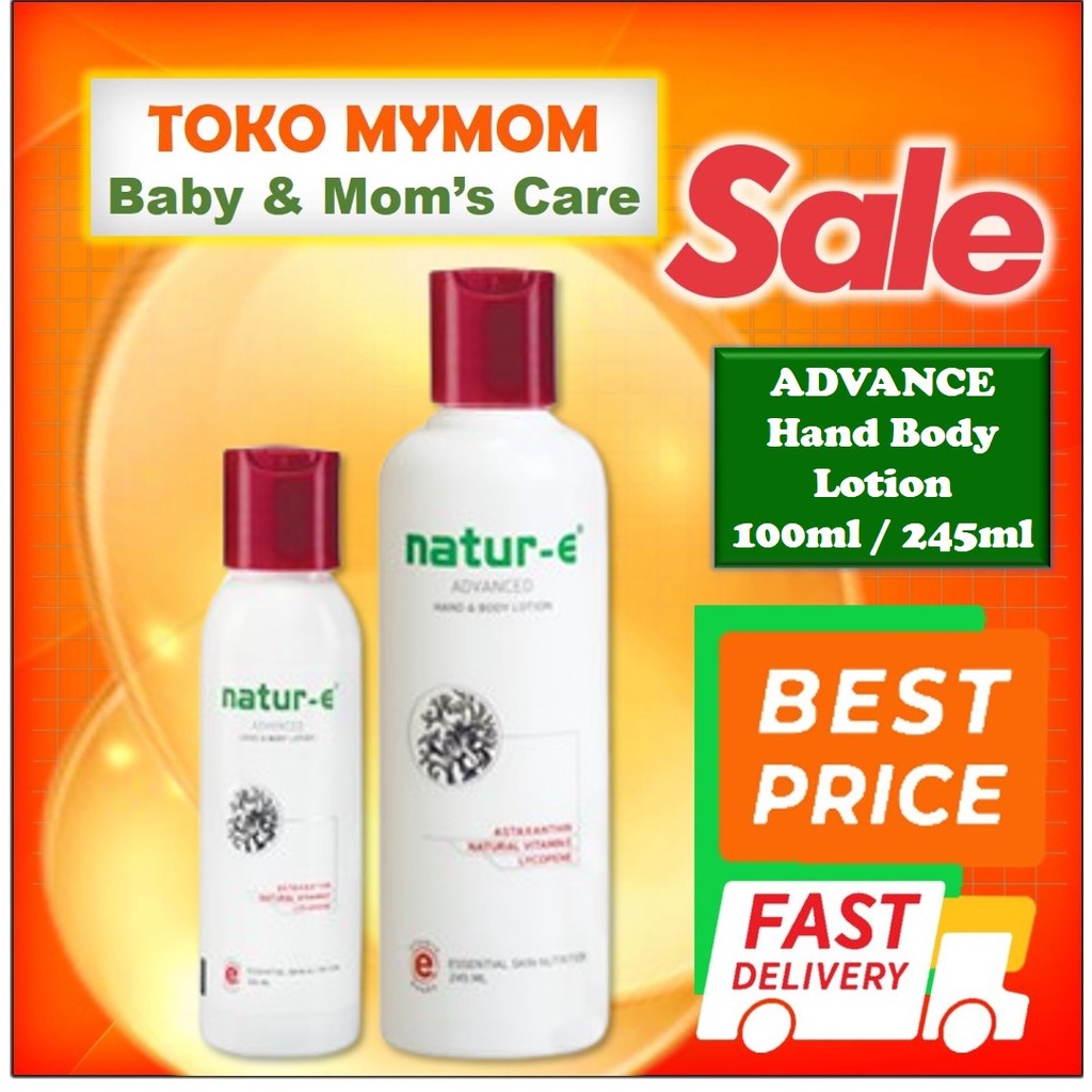 [BPOM] Natur-E Advanced Hand Body Lotion 245ml (Putih) / Natur E HBL / MY MOM