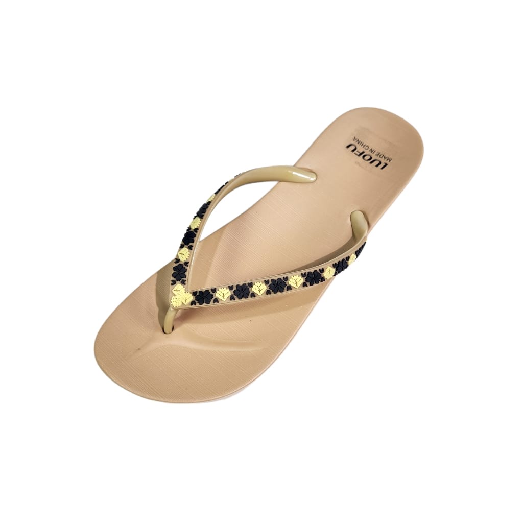 jelly sandal karet jepit wanita luofu murah import sendal cewek E7140B20