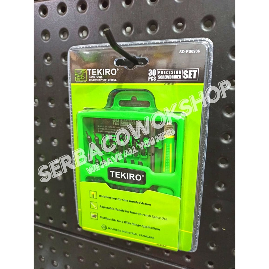 Tekiro Obeng Set Presisi 30 Pcs Precision Screwdriver Set Termurah Berkualitas