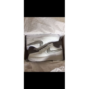 Nike Air Force 1 Low 07 Essential White Metallic Silver Black
