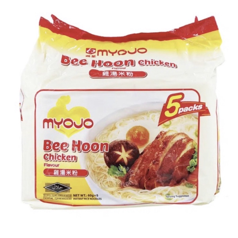

Myojo Instant Bee Hoon Chicken Flavour / Myojo Bihun Rasa Ayam 5 x 60 Gram